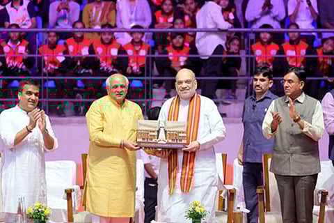 Union Minister Amit Shah Dedicates Veer Savarkar Sports Complex to Nation