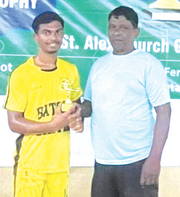 Nick scores hat-trick
in Paldem SC win