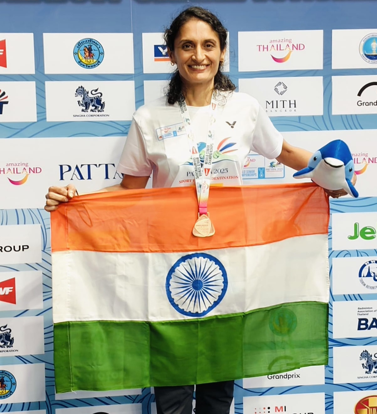 Leena bags bronze in Thailand