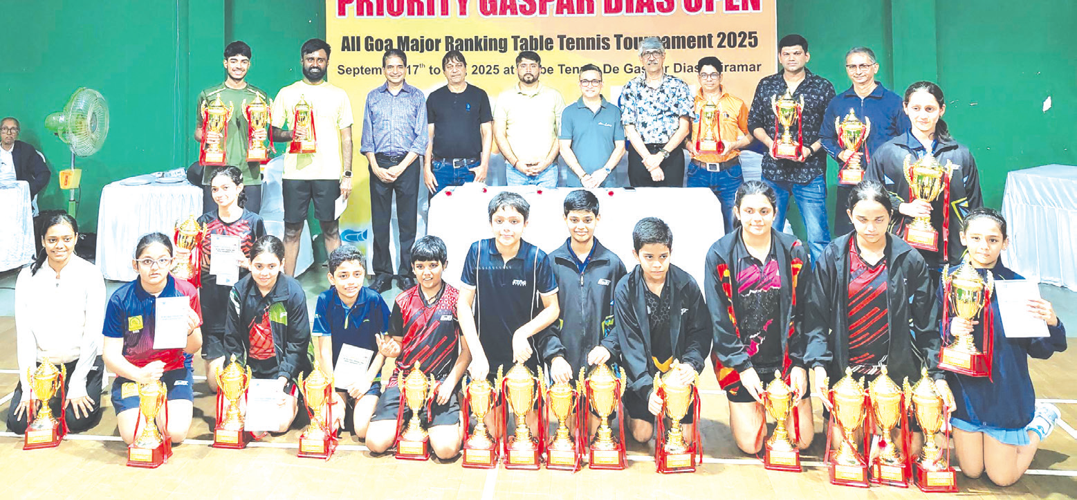 Ishita wins triple crown, Aaron bags double