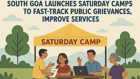 South Goa Launches Saturday Camps to Fast-Track Public Grievances, Improve Services