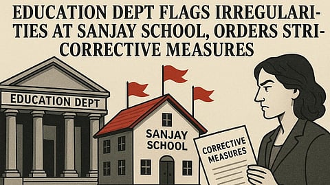 Education Dept Flags Irregularities at Sanjay School, Orders Strict Corrective Measures