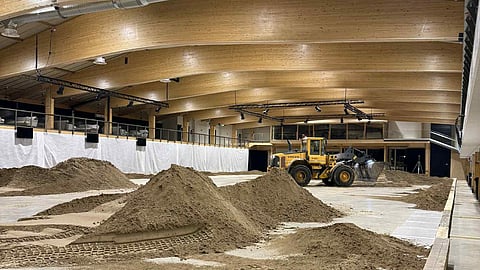 Ainossa on oltu puuhakkaina. Ingrid Klimke on pian täällä!