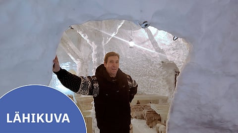 Toni Granath nauraa, että Lumimaan kylmä ravintola on yllättänyt monet matkailijoista. Sisätila pyritään pitämään neljä astetta pakkasella, mutta varsinkin pitkän pakkasjakson aikana myös sisällä oli kylmempi.