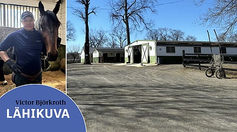 Victor Björkroth on päässyt tekemään töitä mm. Nordic Catcherin kanssa. Se voitti viime vuonna Hambletonianin.