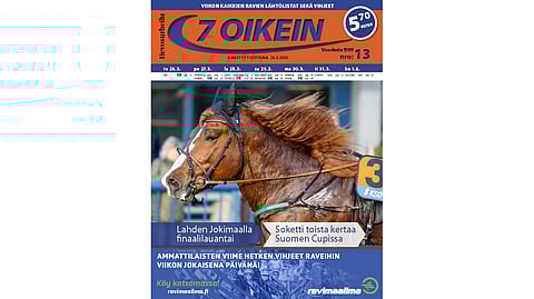 7 oikein -lehdessä julkaistaan kotimaan totoravien käsiohjelmasivut talviaikaan perjantaista keskiviikkoon sekä Ruotsin pääravien pääpelin kohdelähtöjen käsiohjelmasivut normaaliviikkoina torstaista maanantaihin. Tiistain ja keskiviikon käsiohjelmasivut Ruotsin pääpeliin tulevat ladattavaksi verkosta.