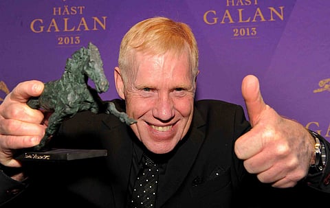 Stefan Melanderin valmentama Cruzado Dela Noche juoksi täydellä matkalla tuloksen 11,1a. Arkistokuva.