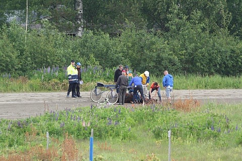 Ravien toisen lähdön osallistuja Jes Rite Southwind menehtyi ennen loppusuoran alkua.