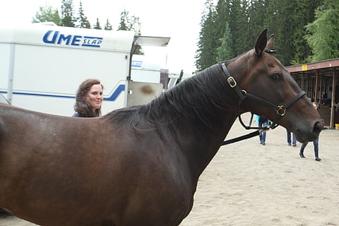 Kati Lindsberg marssitti Stormyskyn vanhalle kotiradalleen positiivisin mielin.