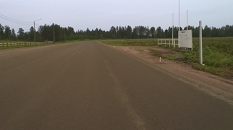 Kemijärven uusittua kaviouraa.