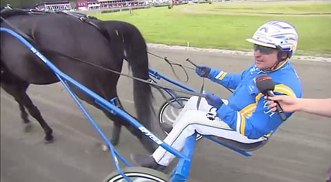 Veijo Heiskanen ajoi kaksi voittoa Solvallassa. Kuva: HU arkisto