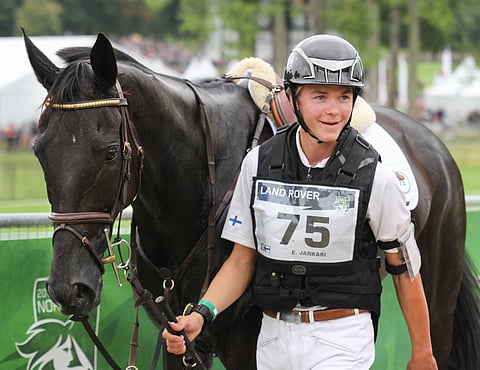 Elmo Jankari hankki Suomelle maapaikan Rio de Janeiroon kenttäratsastuksessa.