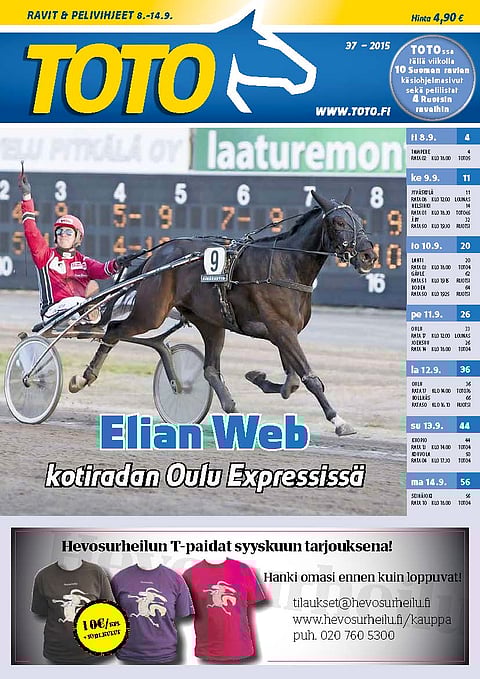 TOTO-lehti 37 on ilmestynyt muttei valitettavasti mene kaikille tilaajille tiistaina.