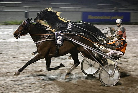 Valentin Laday matkaa tällä hetkellä voitosta voittoon, kuten ohjastajansa Tommi Kylliäinenkin. Bite The Bullet kiritti keskiviikkona Vermossa suosikkia tiukasti.