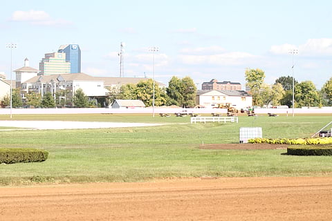 Red Mile sijaitsee 800 000 asukkaan Lexington, Kentuckyn keskustassa. Tänään vuorossa on peitsareiden päivä.