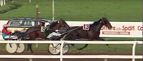 Testimonial Ok (13) kiri voittoon ohi Tesoro Degli Dein (8) Italian 88, Derbyssä.