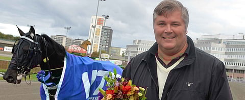 Stefan Hultman oli Prix d'Amerique-voittaja Maharajahin valmentaja, ja hänestä olisi voinut tulla Hambo-voittajan omistaja. Kuva: HU arkisto