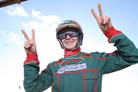 Jukka Torvisella on mainio sauma voittoon Viking Baggerin rattailla.