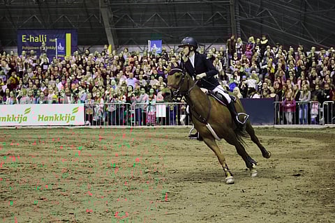 Silja Hyvönen ja Goldstunde F VH Juxschot.