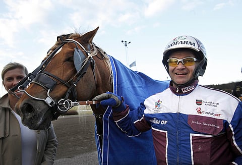 Hevillä sai "Saarijärven Saunashamaanin" Jouko Tarvaisen myhäilemään Vermossa.