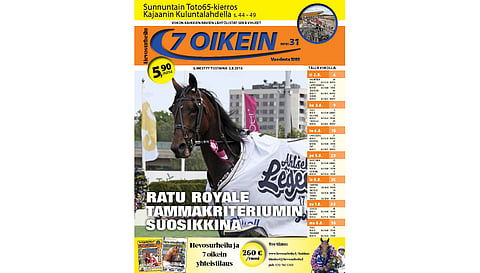 80-sivuinen 7 oikein -lehti on ilmestynyt ja myynnissä lehtipisteissä.