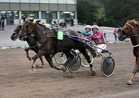Syytinki ei antanut periksi Sisusarjassa. Raamikas ruuna kurotti parhaiten sisäradan Ainon Ilon ja ulkoa ohitukseen pyrkivän Maiseman välistä tällä kertaa Antti Teivaisen kannustamana.