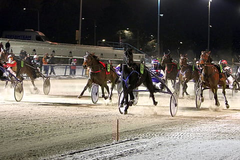 Free Me hallitsi keulapaikalta Kymenlaakso-ajoa maaliin saakka.