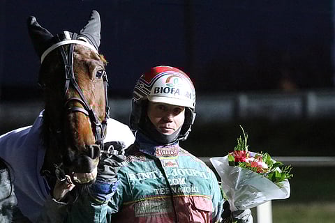 Bel Air ja Hannu Hietanen Fast Cup -finaalivoiton jälkeen marraskuussa 2015.