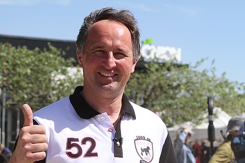 Sébastien Guaratolla oli syytä hymyyn myös perjantaina Vincennesissä. (Kuva: Jarno Unkuri/HU arkisto)