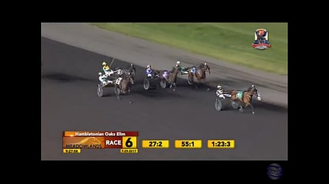 Ariana G oli omassa kastissaan Oaksin karsinnan maaliintulossa. Kuva Meadowlands live stream