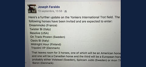 Tämän twiitin perusteella Midnight Hour on saanut kutsun Yonkersin MM-lähtöön USA:han.