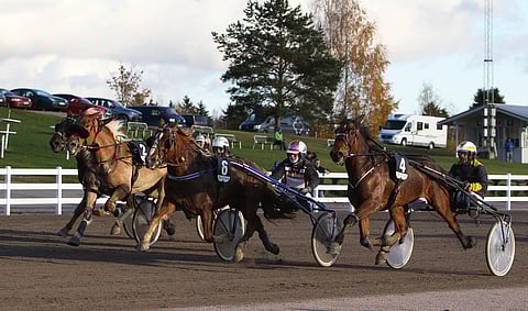 Iikka Nurmosen ohjastama Waru työntyi tiukasta kärkirintamasta voittoon.