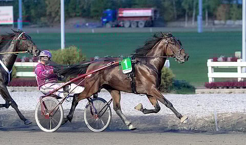 Antti Teivaisen luotsaamalla Le Gros Billillä on paikka vetää Kasvattajakruunun välierää startista maaliin.