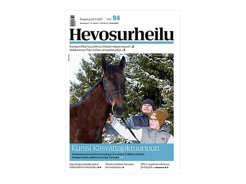 Callela Lisbeth on suosikki kolmevuotiaiden tammojen Kasvattajakruunussa. Kannen kuva: Hanna Laakso.