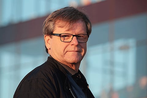 Suomen Hippoksen kilpailupäällikkö Tuomo Pekonen avaa Toto76-divisioonien muutosta. Kuva: Jarno Unkuri.