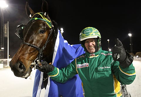 Erkki-Pekka Mäkisellä oli syytä hymyyn Vermossa.