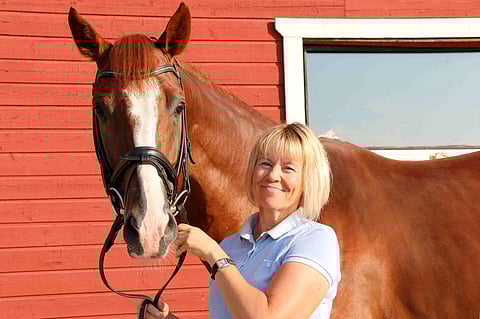 Maarit Raiskio on tyytyväinen.