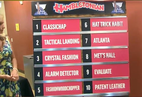 Hambletonianin finalistit ovat saaneet lähtöradat.