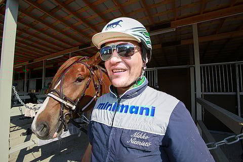 Mikko Niemistö paitsi ajoi on myös kasvattanut, omistaa sekä valmentaa Ernie Belliä.