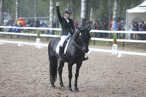Taivas repesi juuri Silvolan Hemmingin suorituksen aikana.