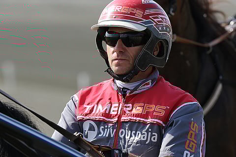 Mauri Jaaralla on lupaava 3-vuotias Gogobet Sisu. Kuva: Jarno Unkuri