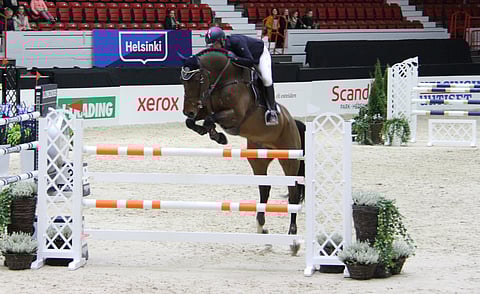 Backlund näytti kyntensä tällä kertaa Zorro H:n selässä.