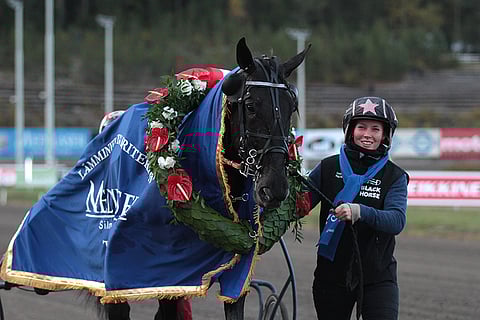 Lewis Alella riittää syksyllä tehtäviä, Suuri Suomalainen Derby ja UET Grand Prix ovat suurimmat. Kuva. Roosa Lindholm