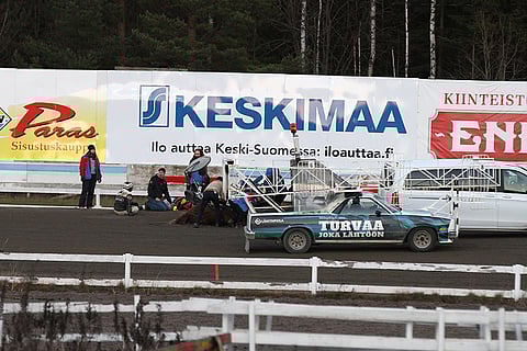 Lähtö keskeytettiin kolarin jälkeen.