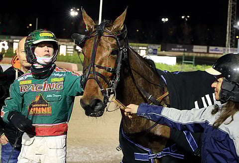 Jukka Torvisen ohjastama Bean Dead Cert oli toinen karsintavoittajista.