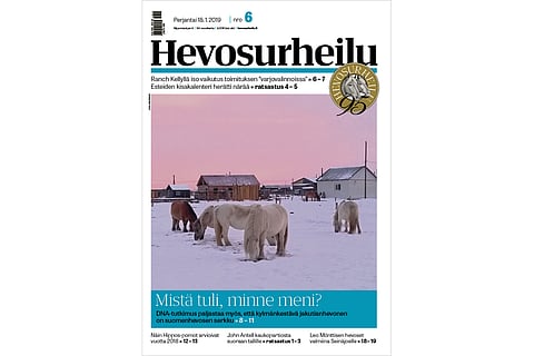 Jakutianhevonen ei tunne kylmää. Kannen kuva: Juha Kantanen.