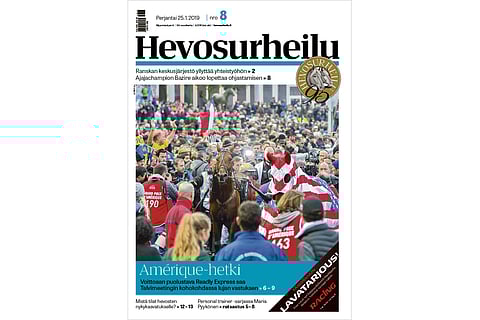 Readly Express voitti vuosi sitten Prix d’Amériquen ja tuli ihmisjoukon saartamaksi. Kuva: JLL Trot.