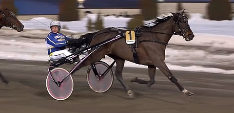 Elian Web voitti helposti Bergsåkerissa. Kuva: ATG Live