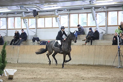 Tukka putkella kunniakierroksella.