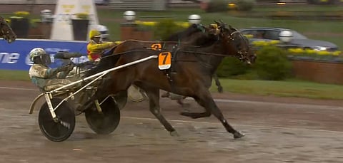 Propulsion kirii Olympiatravetin voittoon. Kuva: ATG Live